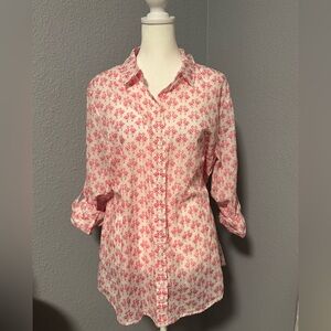 Tommy Bahama Flamingo Button Down Shirt Size Large